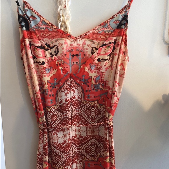 Long maxi with adjustable straps, in side slit. - Picture 8 of 8